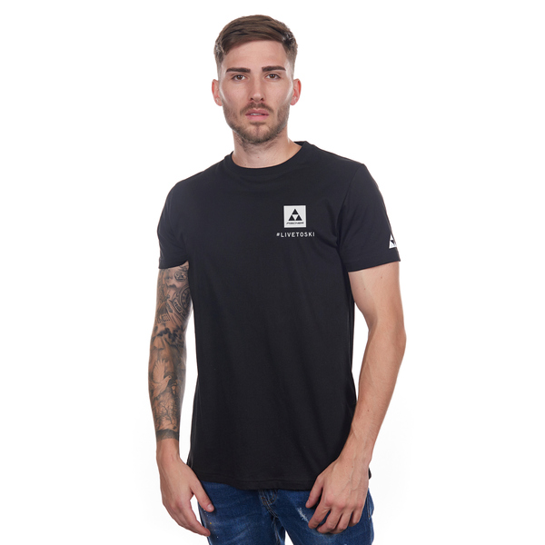 t-shirt Fischer essentials black 2024